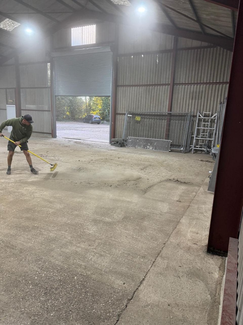 Cleaning the cladding and roof of a commercial building in West Sussex — large-scale soft washing of industrial cladding and façades