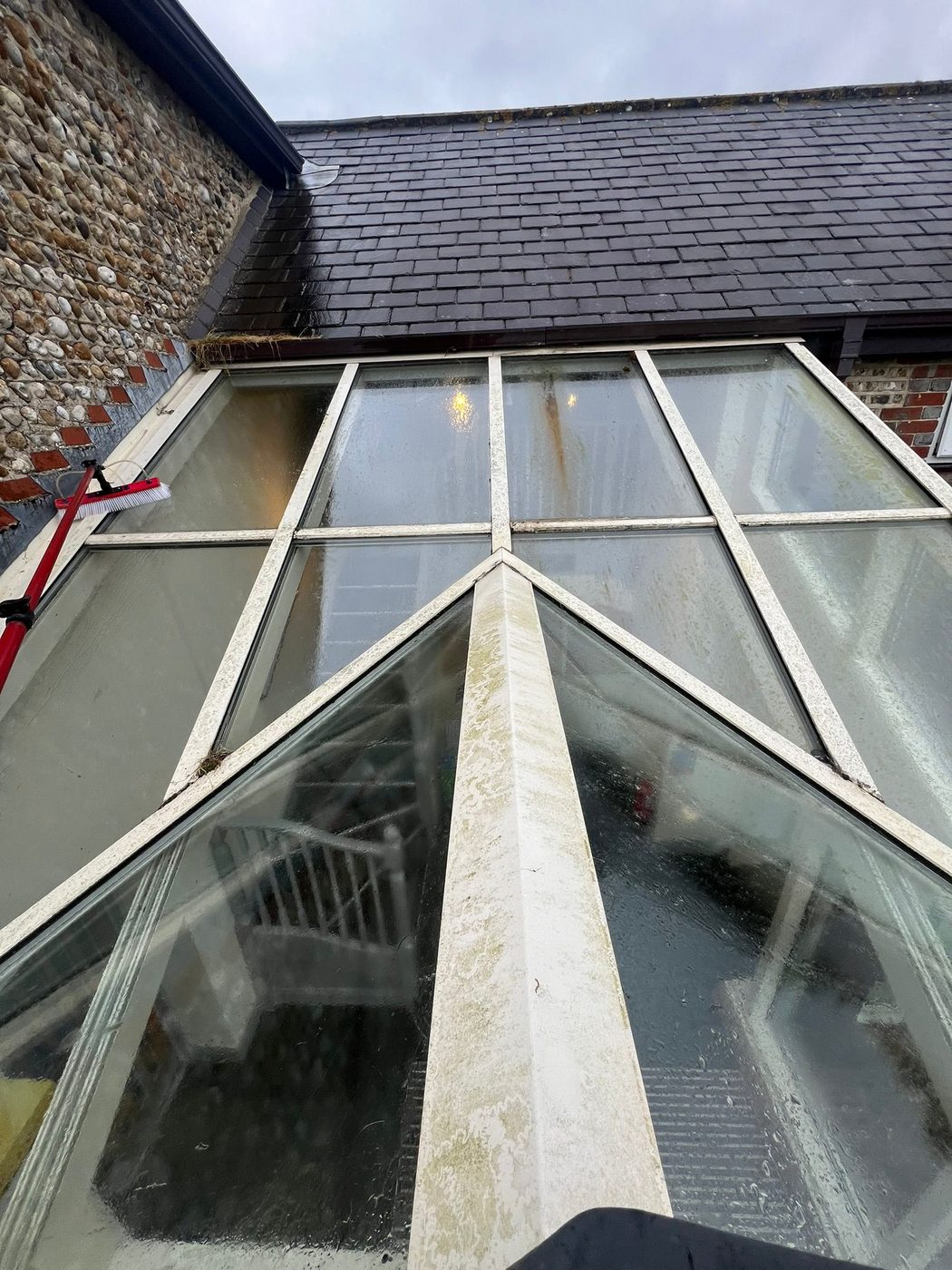 Example of window cleaning by Chichester Exterior Cleaning